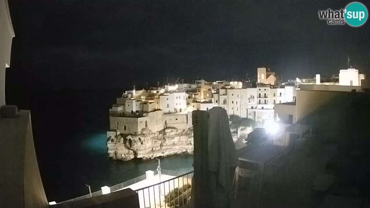 Spletna kamera Polignano – Pogled iz Malù b&b