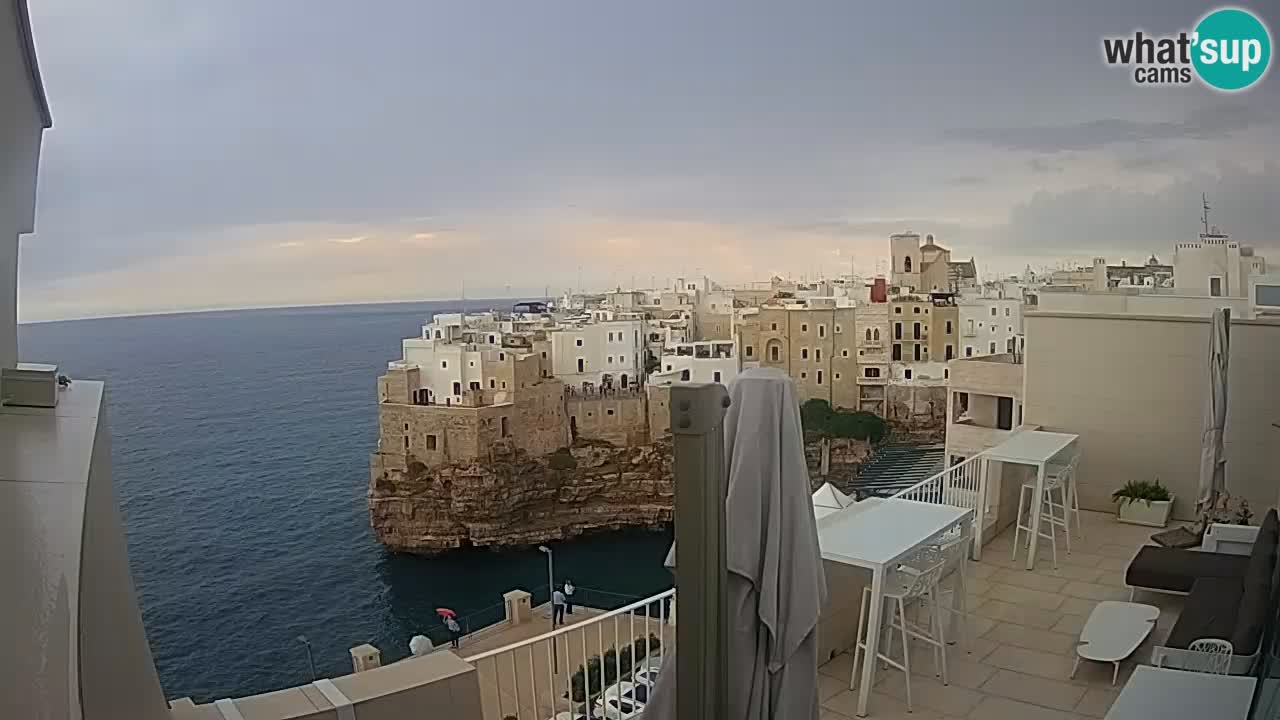 Webcam Polignano – Panorama von Malù b&b