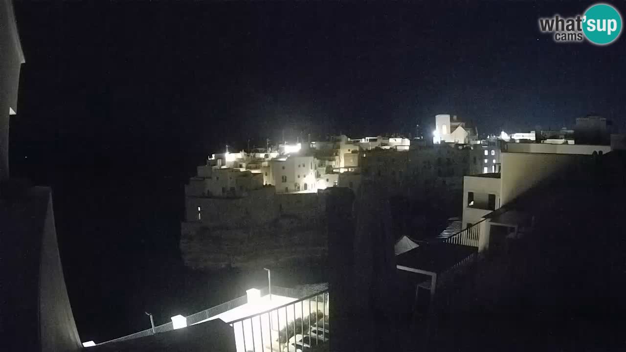 Spletna kamera Polignano – Pogled iz Malù b&b