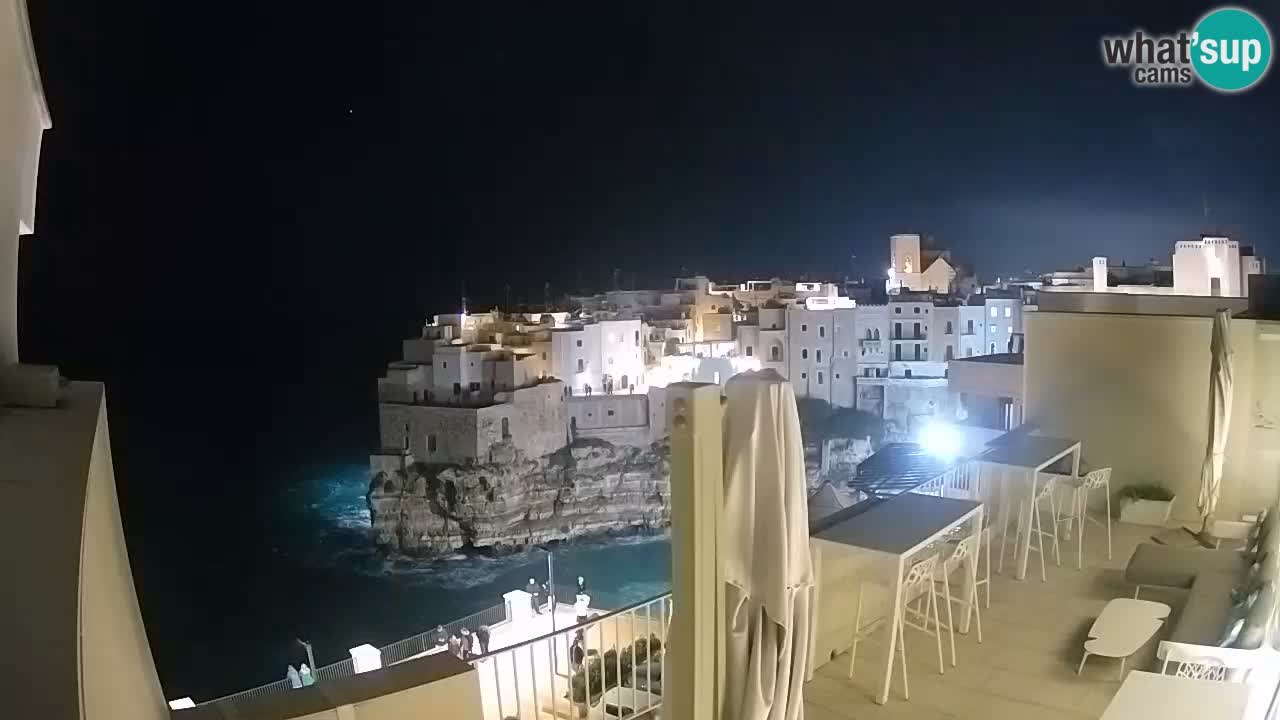 Spletna kamera Polignano – Pogled iz Malù b&b