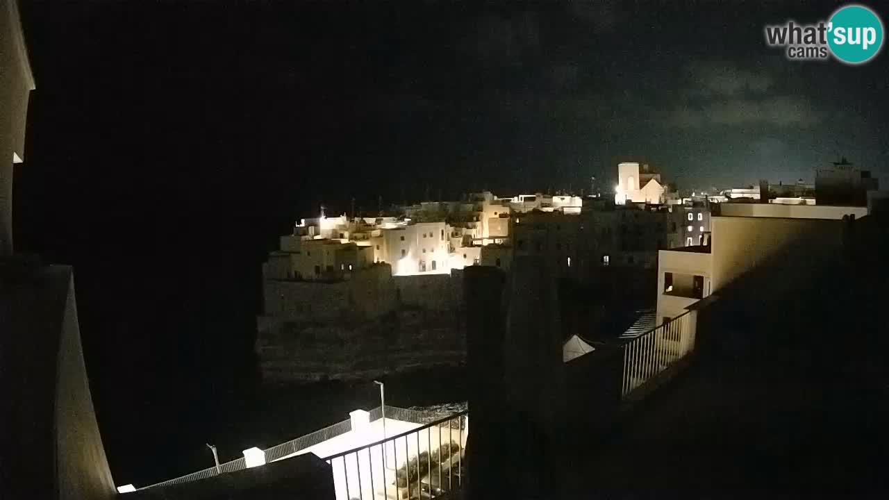 Spletna kamera Polignano – Pogled iz Malù b&b