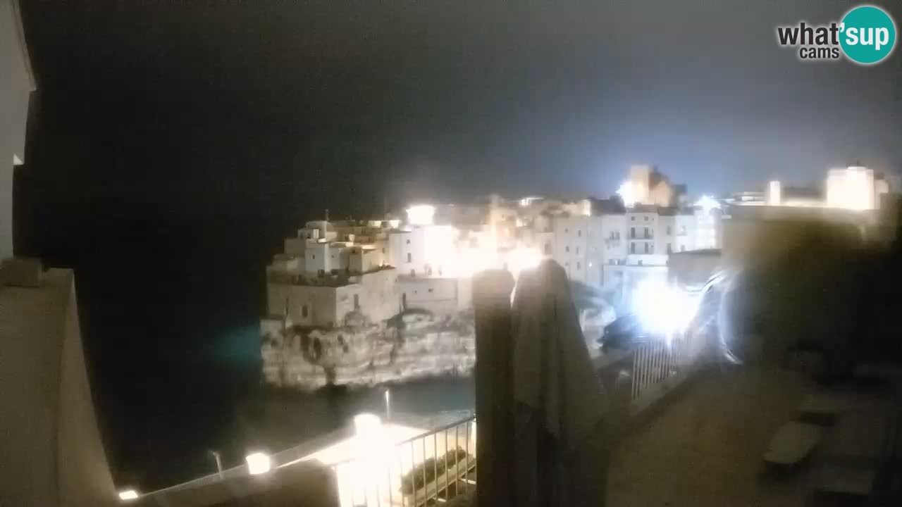 Spletna kamera Polignano – Pogled iz Malù b&b