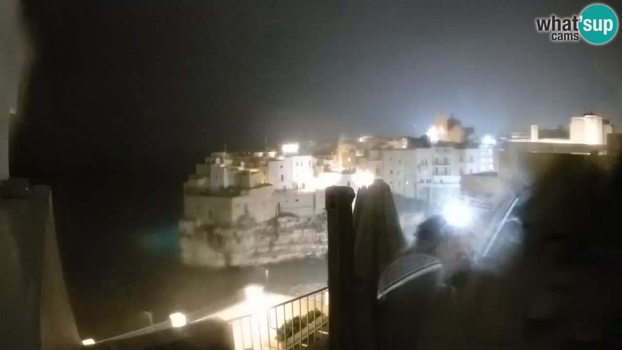 Spletna kamera Polignano – Pogled iz Malù b&b