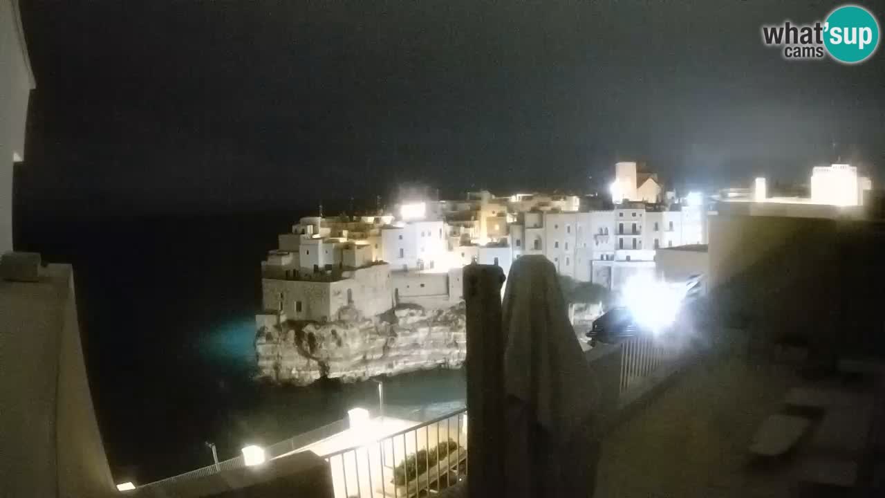 Spletna kamera Polignano – Pogled iz Malù b&b