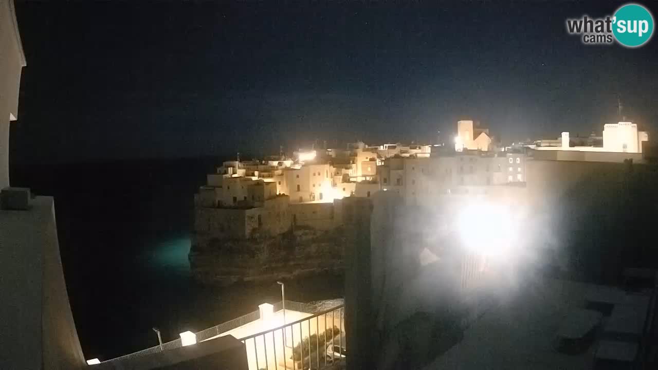 Spletna kamera Polignano – Pogled iz Malù b&b