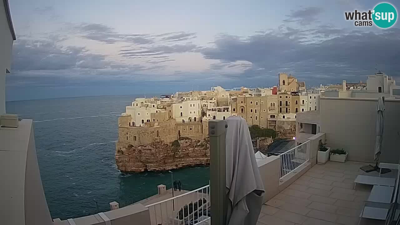 Web kamera Polignano – Panorama iz Malù b&b