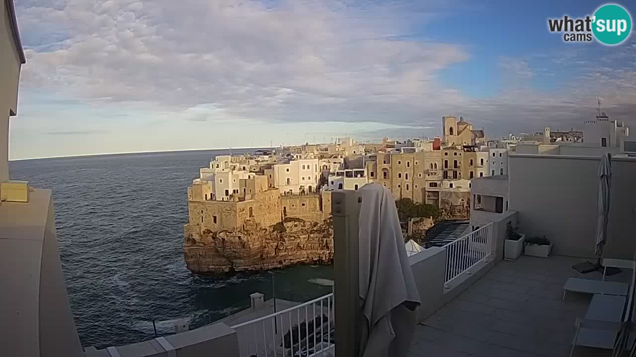 Webcam Polignano – Panorama von Malù b&b