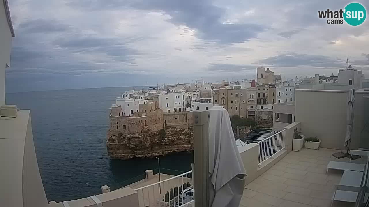 Webcam Polignano – Panorama von Malù b&b