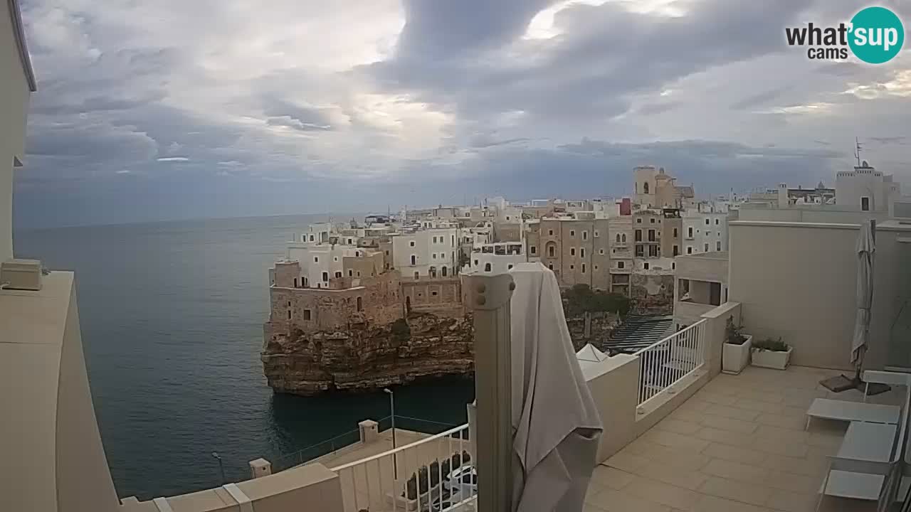 Web kamera Polignano – Panorama iz Malù b&b