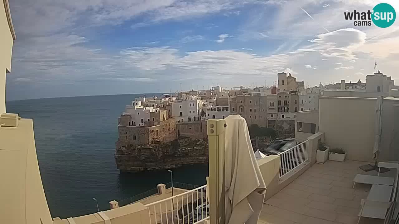 Webcam Polignano – Panorama von Malù b&b