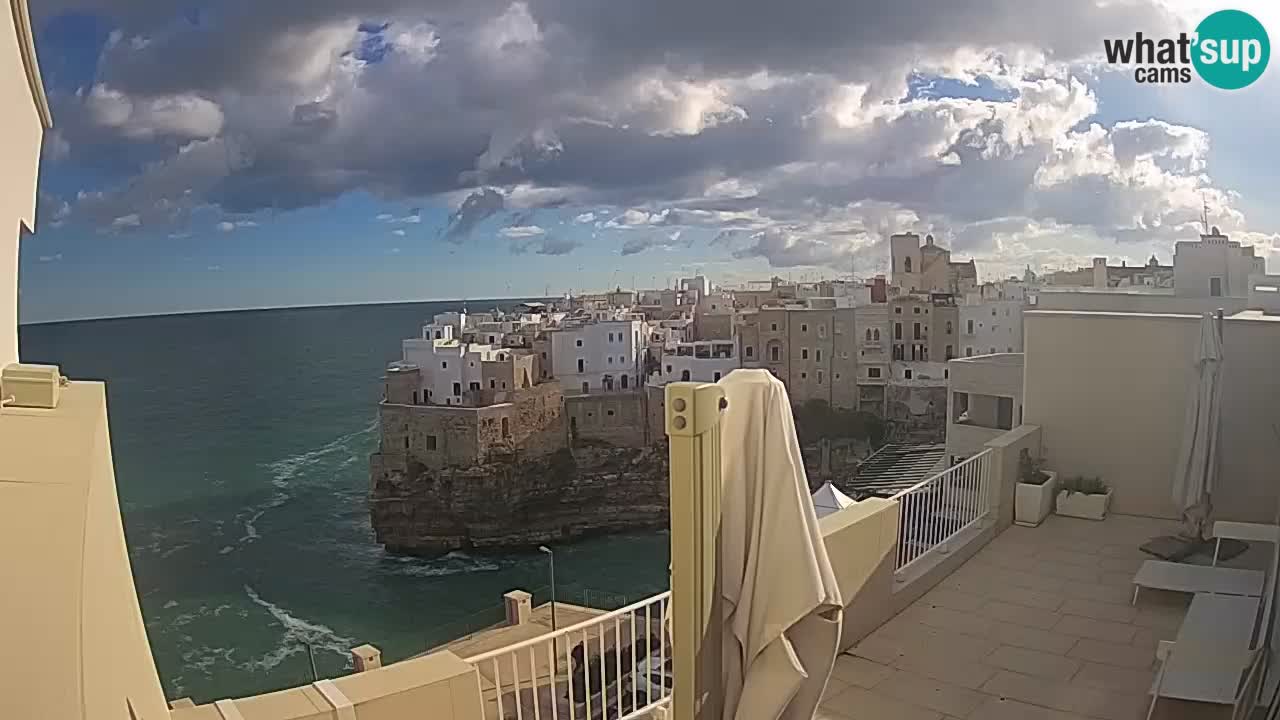 Webcam Polignano – Panorama von Malù b&b