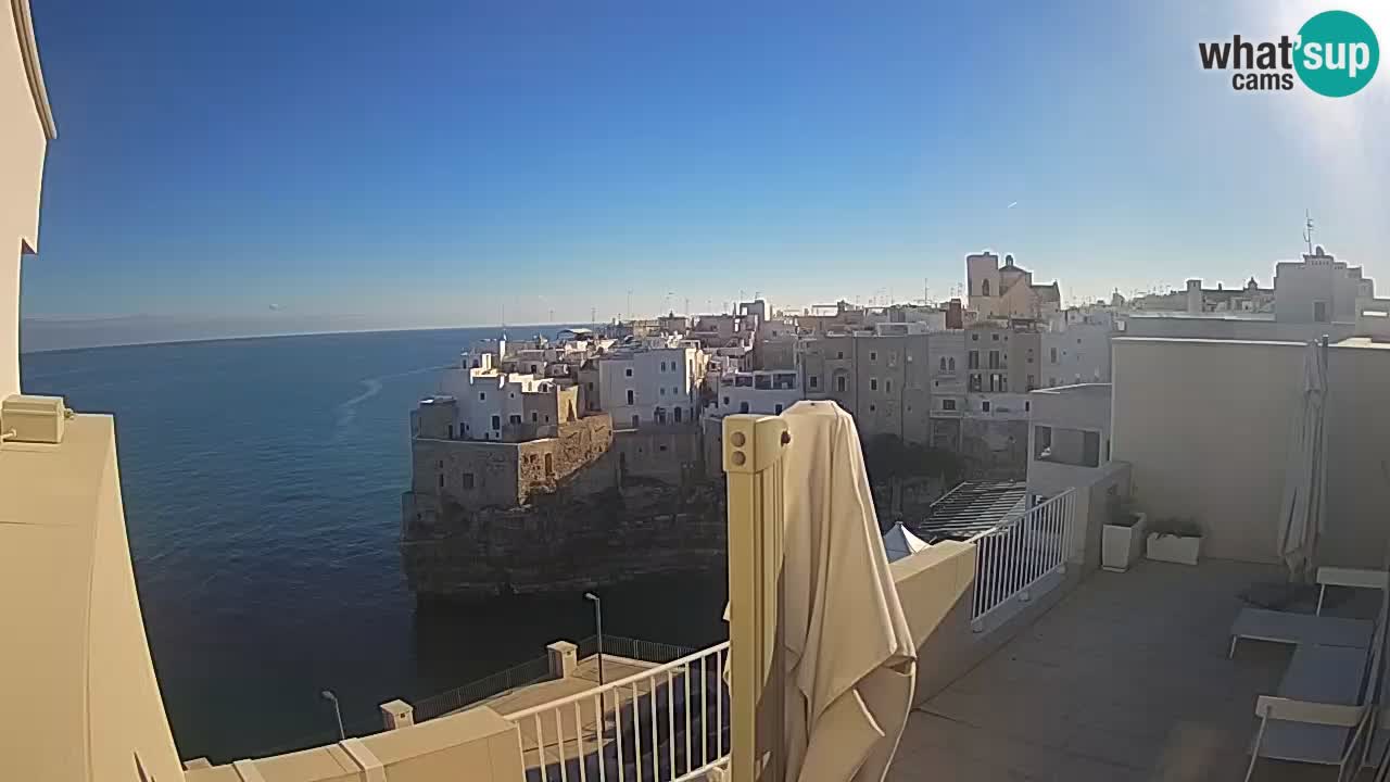 Webcam Polignano – Panorama von Malù b&b