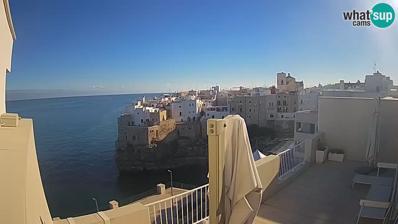 Webcam Polignano – Panorama von Malù b&b