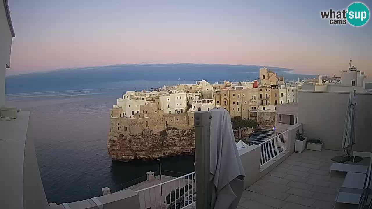 Web kamera Polignano – Panorama iz Malù b&b