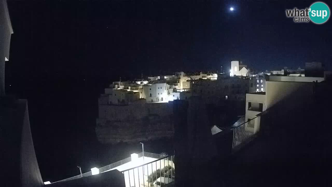 Webcam Polignano – Panorama von Malù b&b