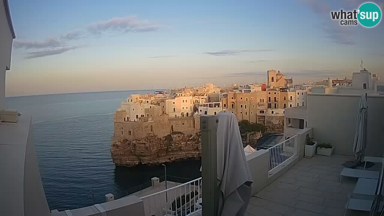 Webcam Polignano – Panorama von Malù b&b