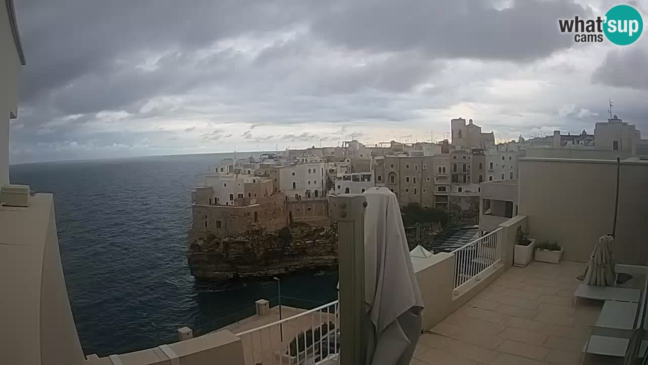 Webcam Polignano – Panorama von Malù b&b