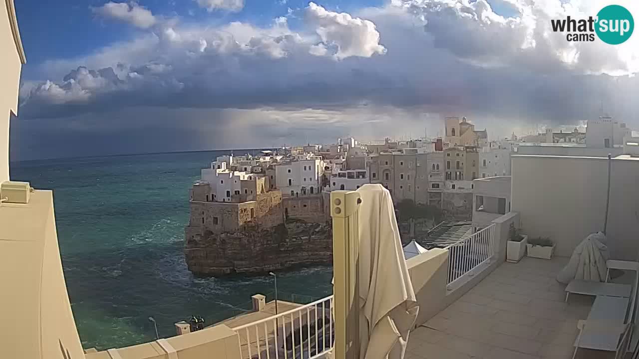 Webcam Polignano – Panorama von Malù b&b