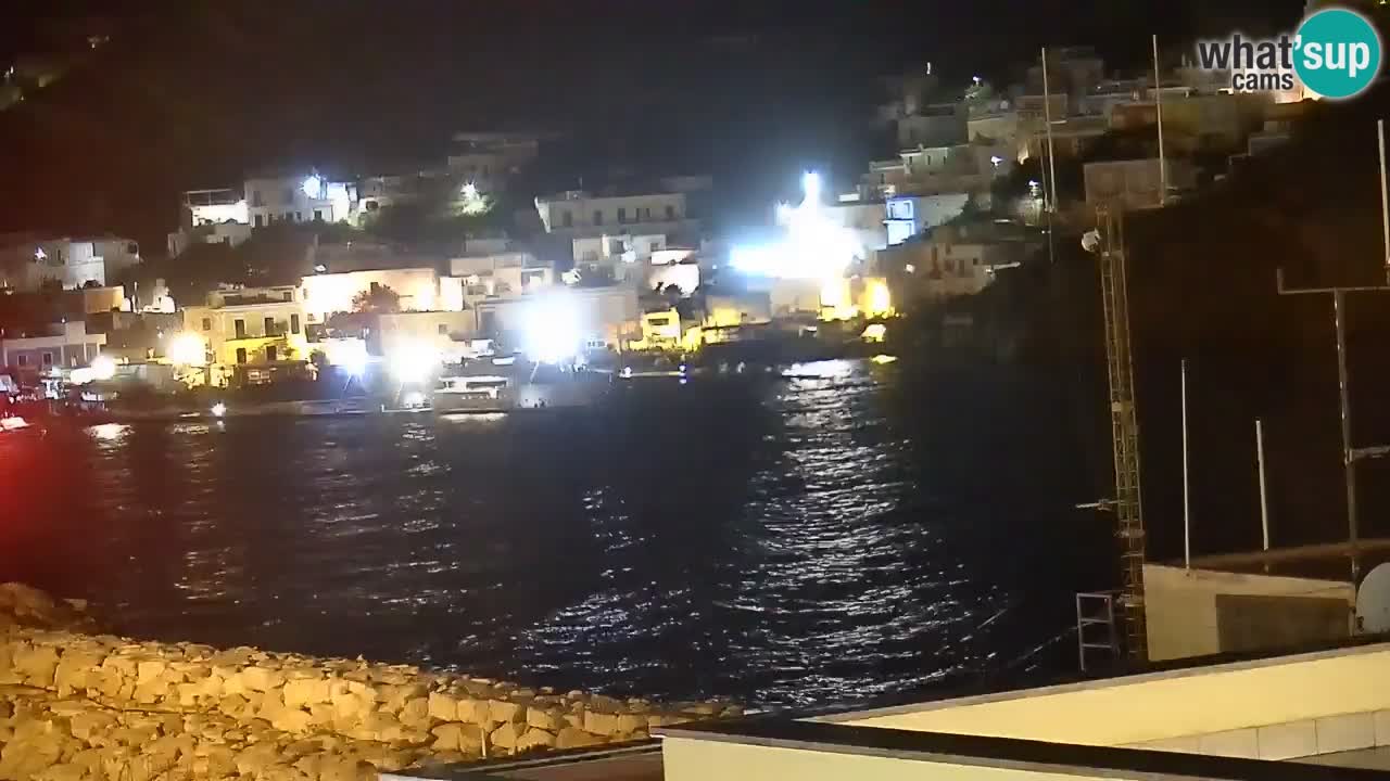 Otok Ponza kamera Pogled na pristanišče