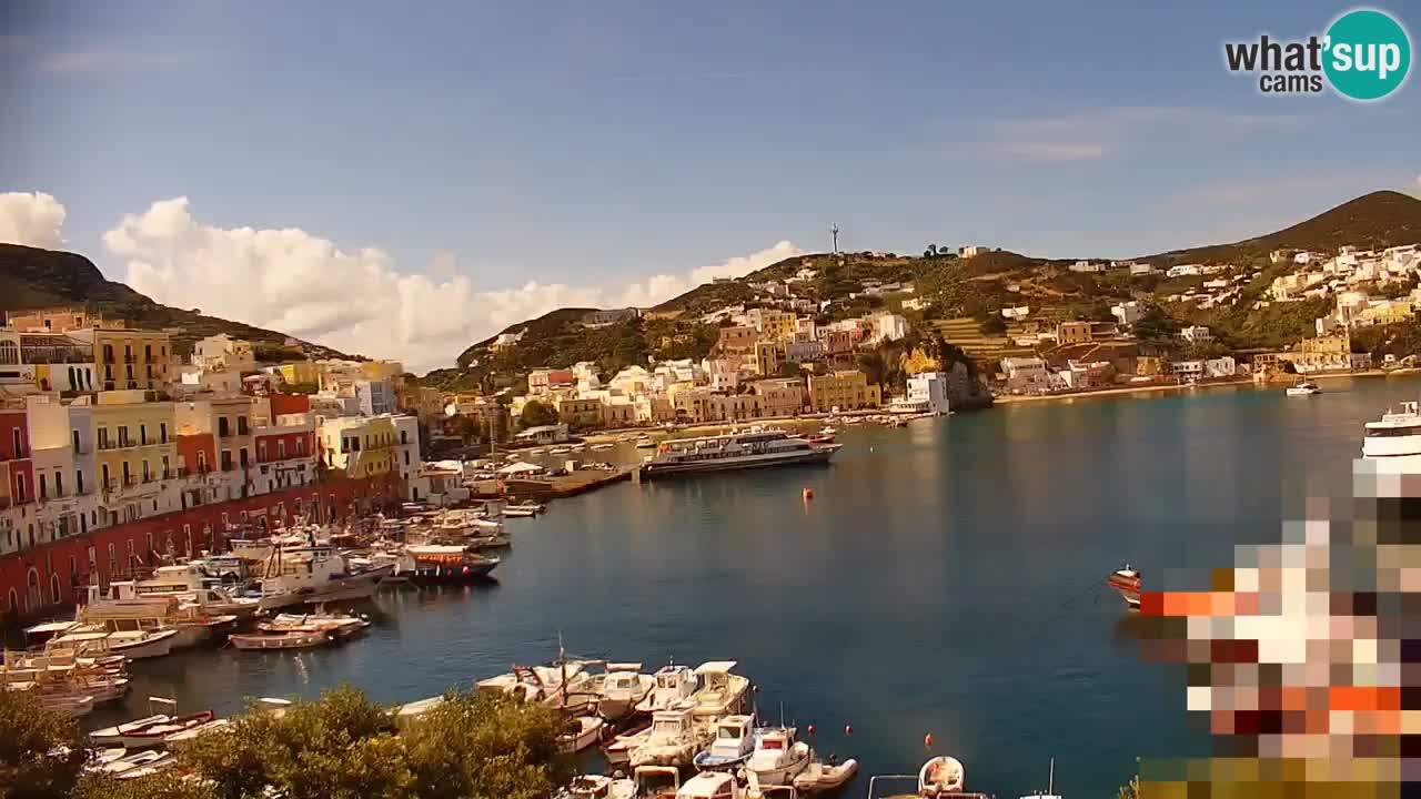 Otok Ponza web kamera Luka