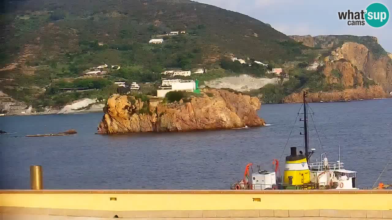 Otok Ponza web kamera Luka