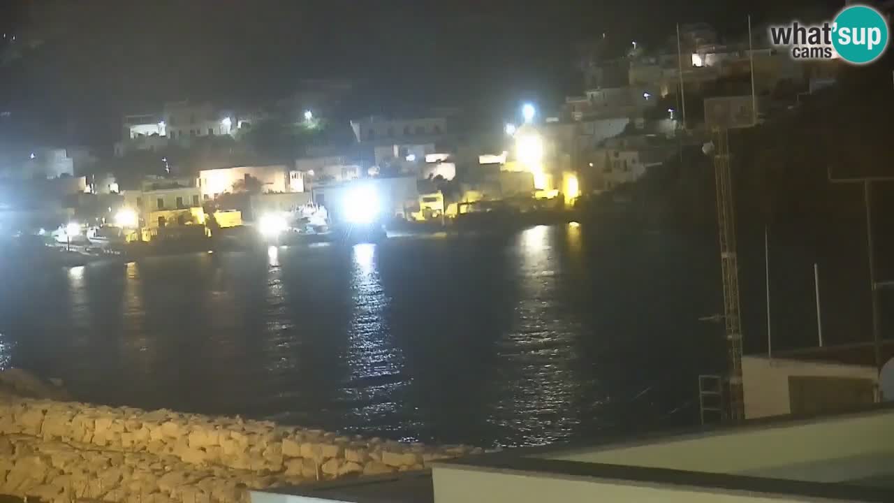 Otok Ponza kamera Pogled na pristanišče