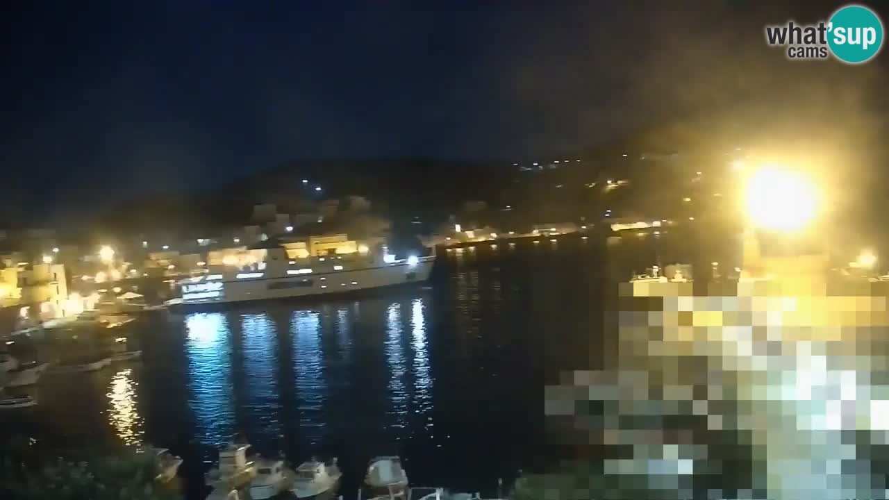 Otok Ponza kamera Pogled na pristanišče