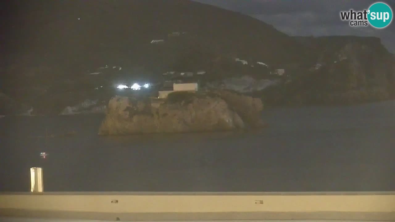 Otok Ponza kamera Pogled na pristanišče