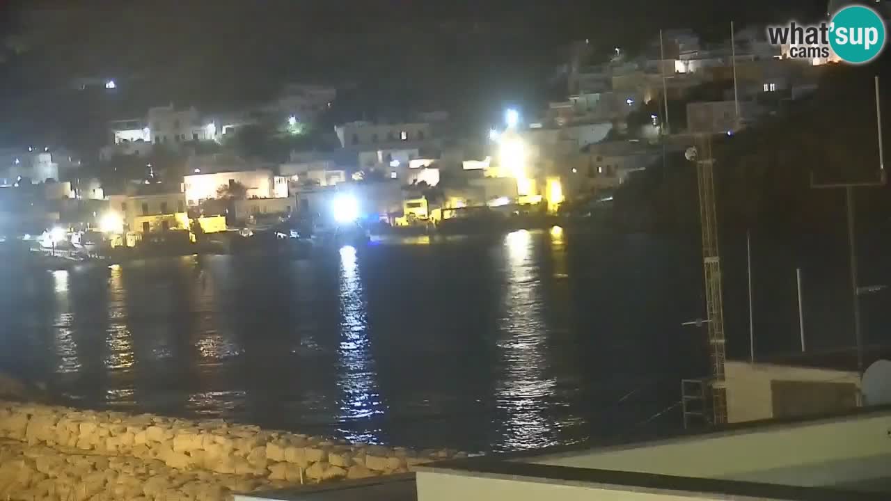 Otok Ponza kamera Pogled na pristanišče