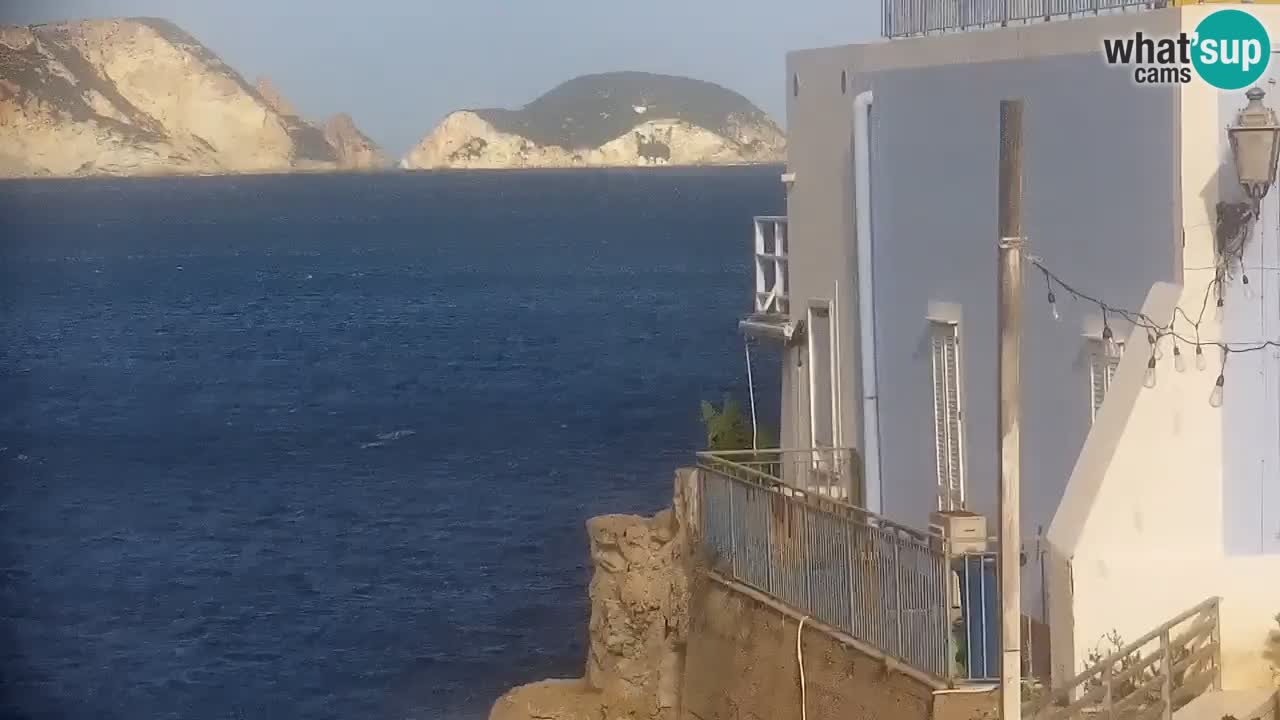 Otok Ponza kamera Pogled na pristanišče