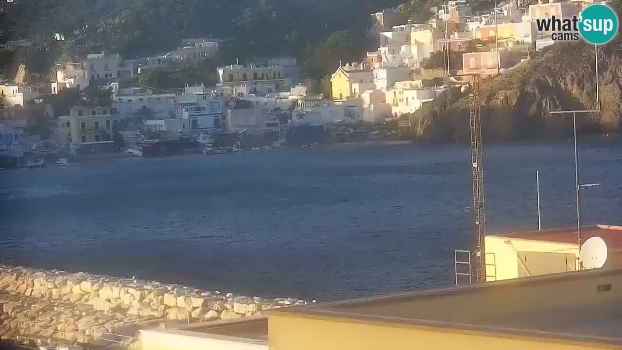 Otok Ponza kamera Pogled na pristanišče