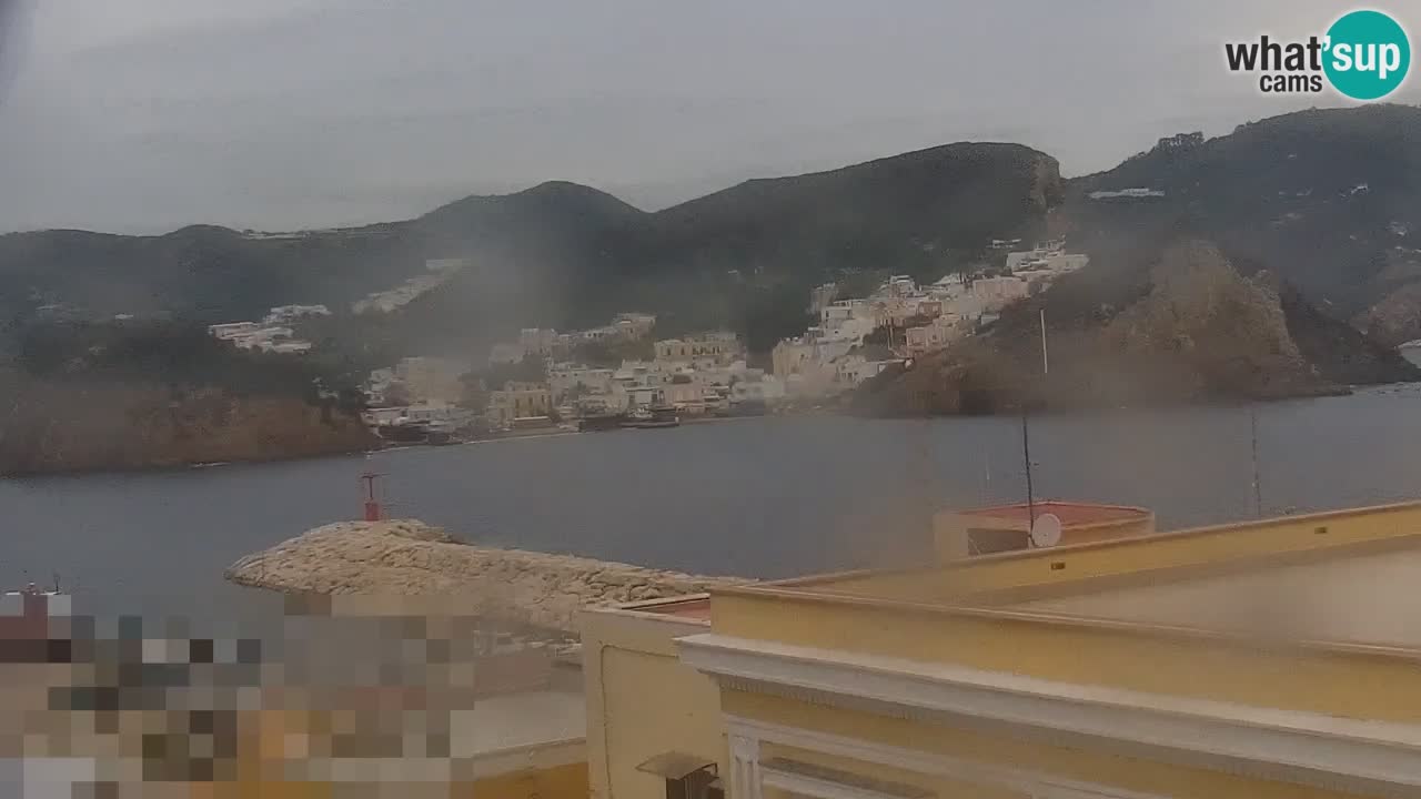 Otok Ponza kamera Pogled na pristanišče