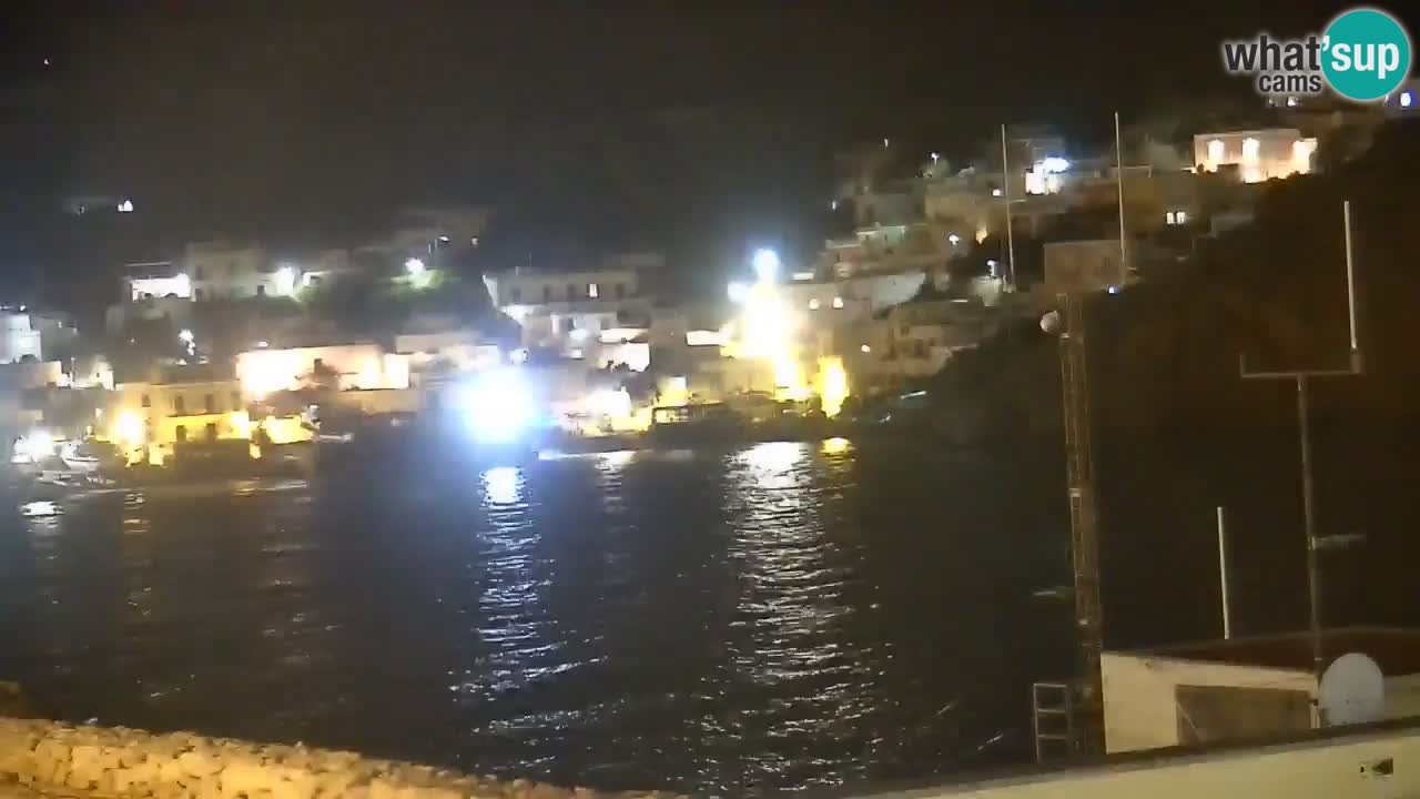 Otok Ponza kamera Pogled na pristanišče