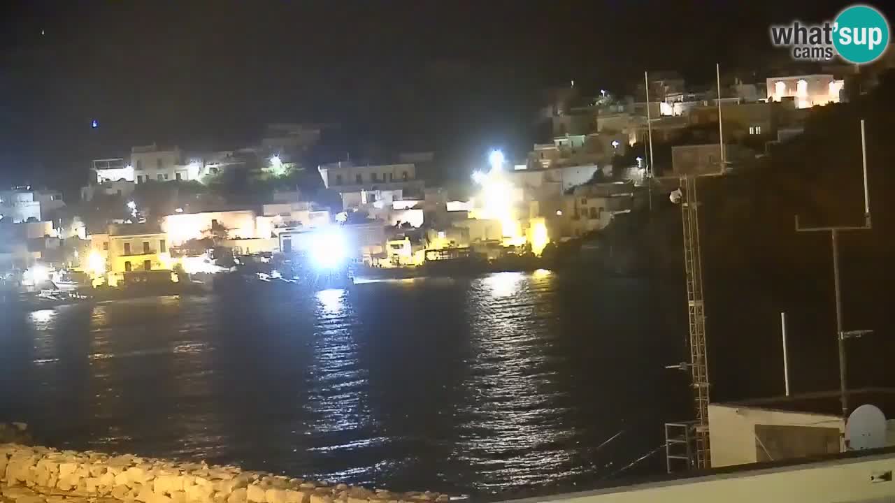 Otok Ponza kamera Pogled na pristanišče