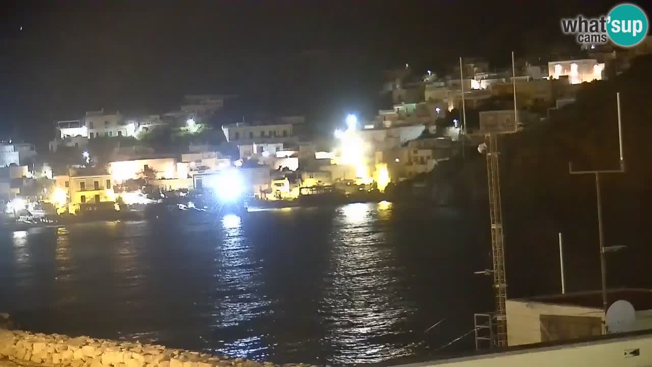 Otok Ponza kamera Pogled na pristanišče