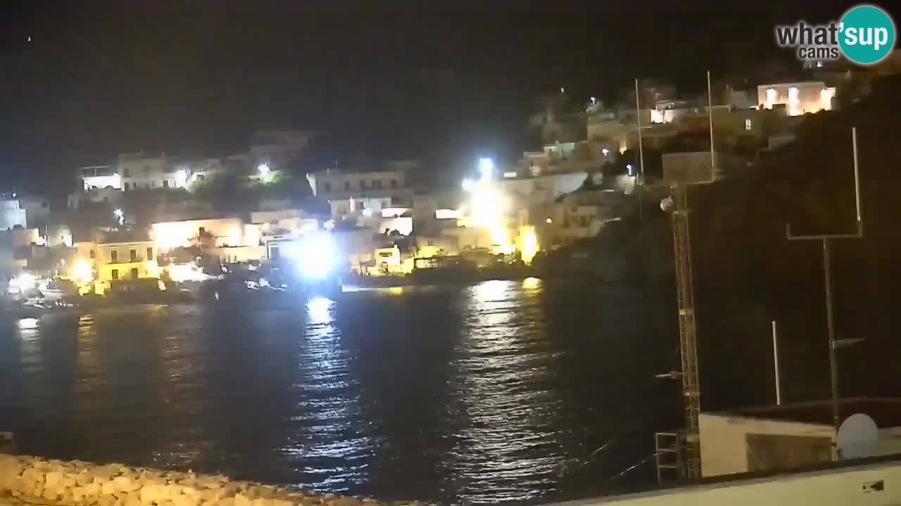 Otok Ponza kamera Pogled na pristanišče