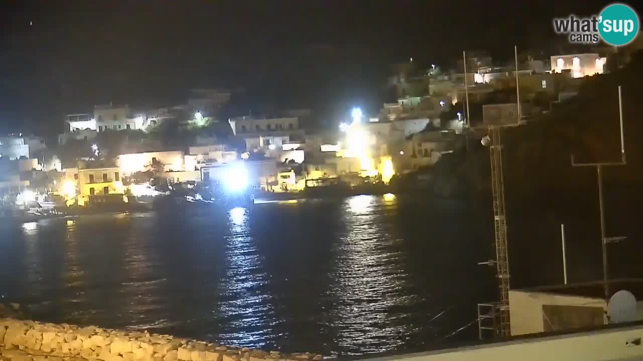 Otok Ponza kamera Pogled na pristanišče