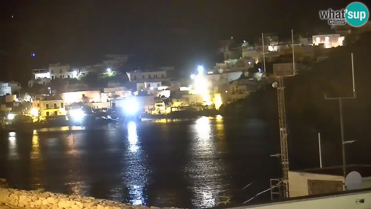 Otok Ponza kamera Pogled na pristanišče