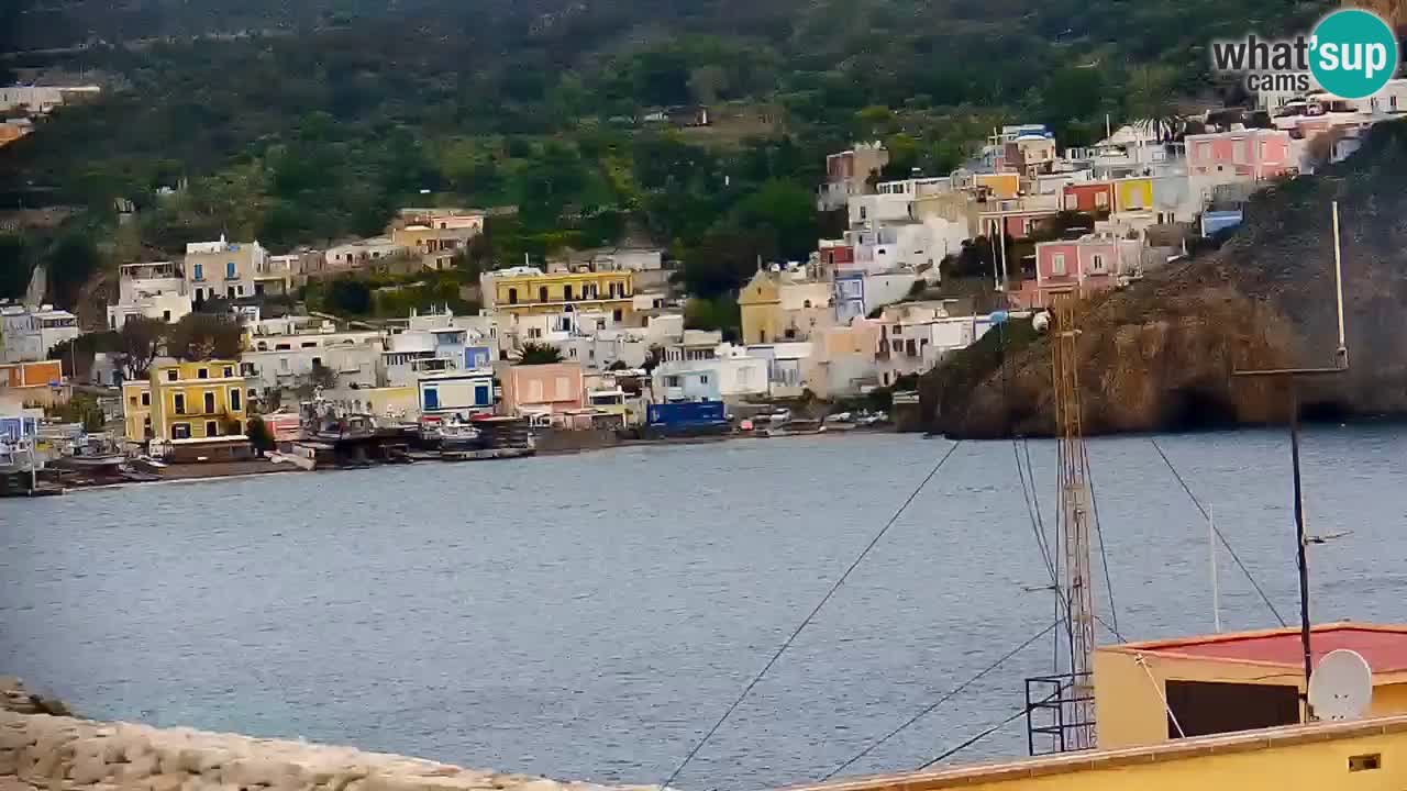 Otok Ponza kamera Pogled na pristanišče