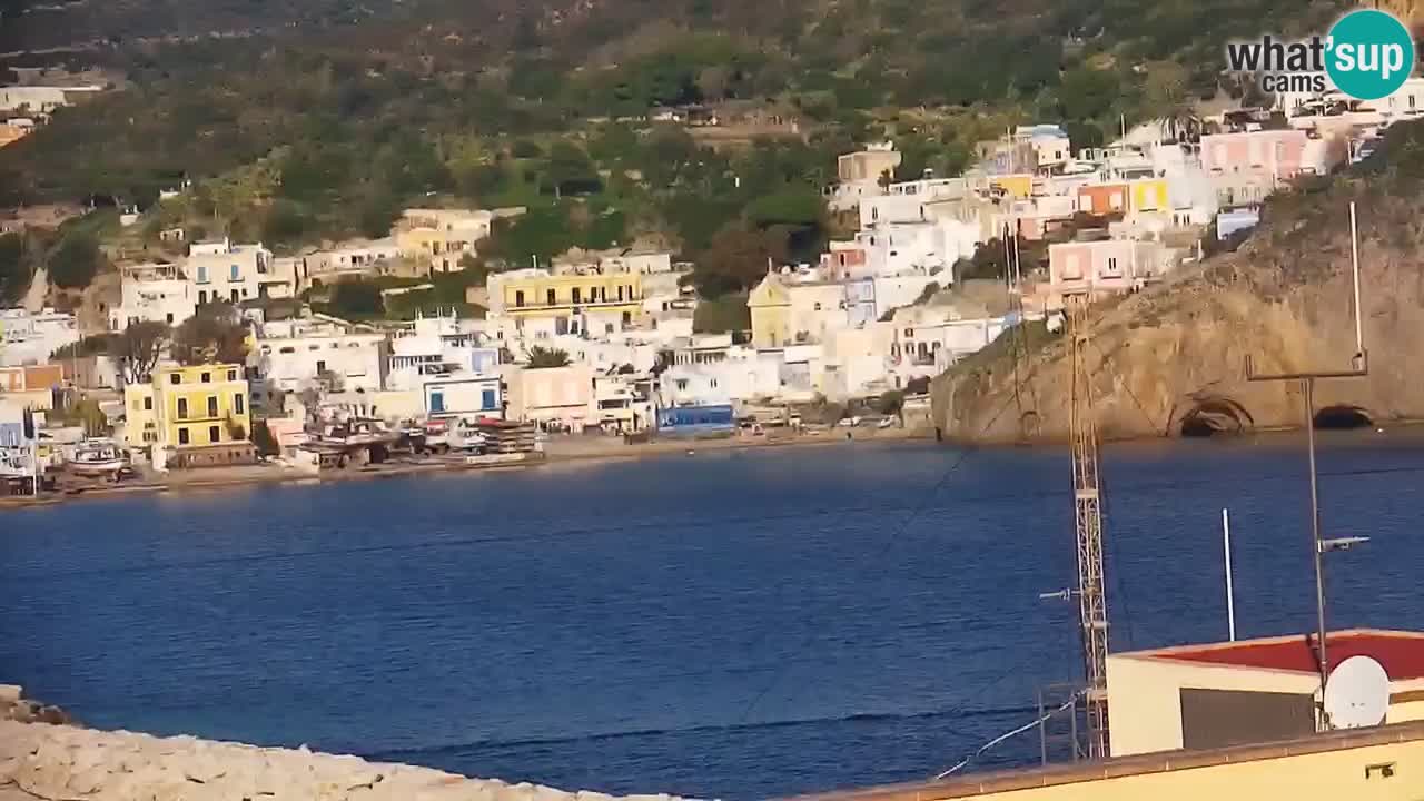 Otok Ponza kamera Pogled na pristanišče