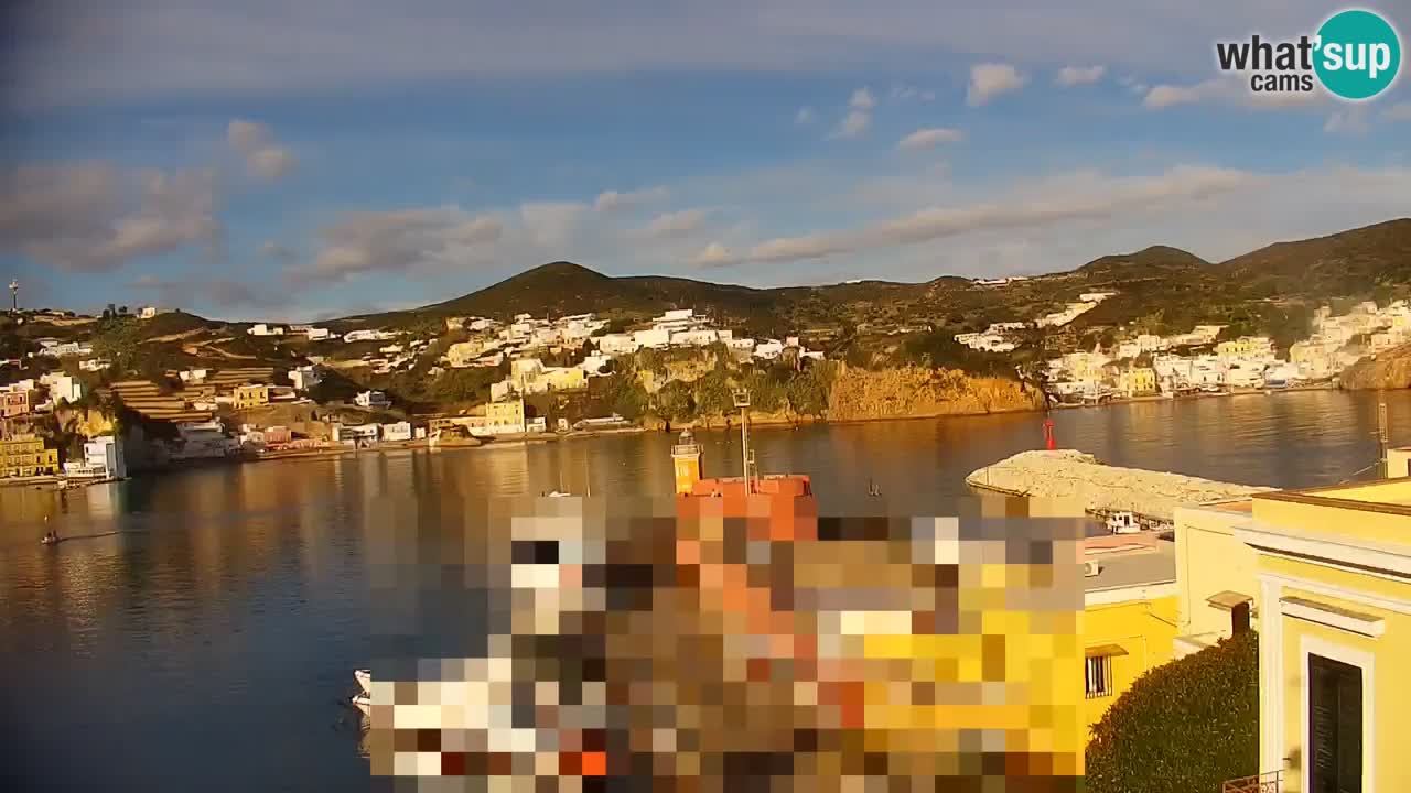 Otok Ponza kamera Pogled na pristanišče