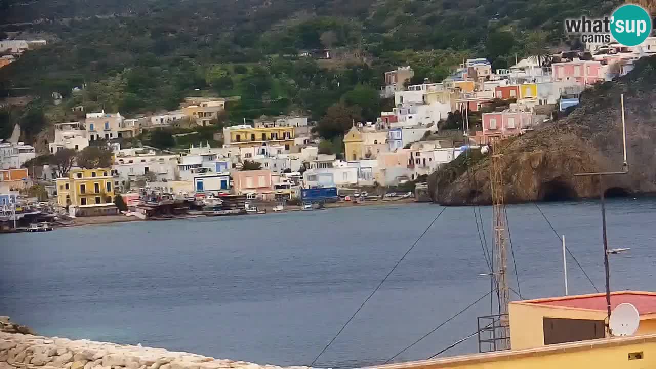 Otok Ponza kamera Pogled na pristanišče