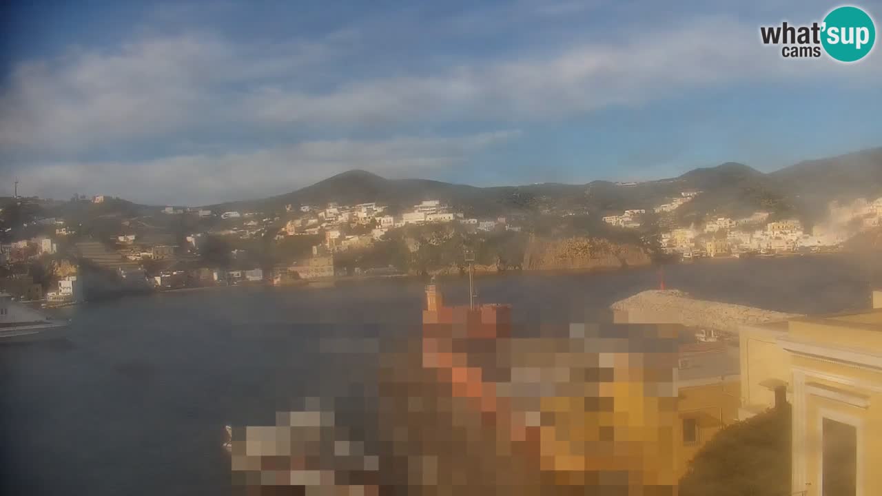 Otok Ponza kamera Pogled na pristanišče