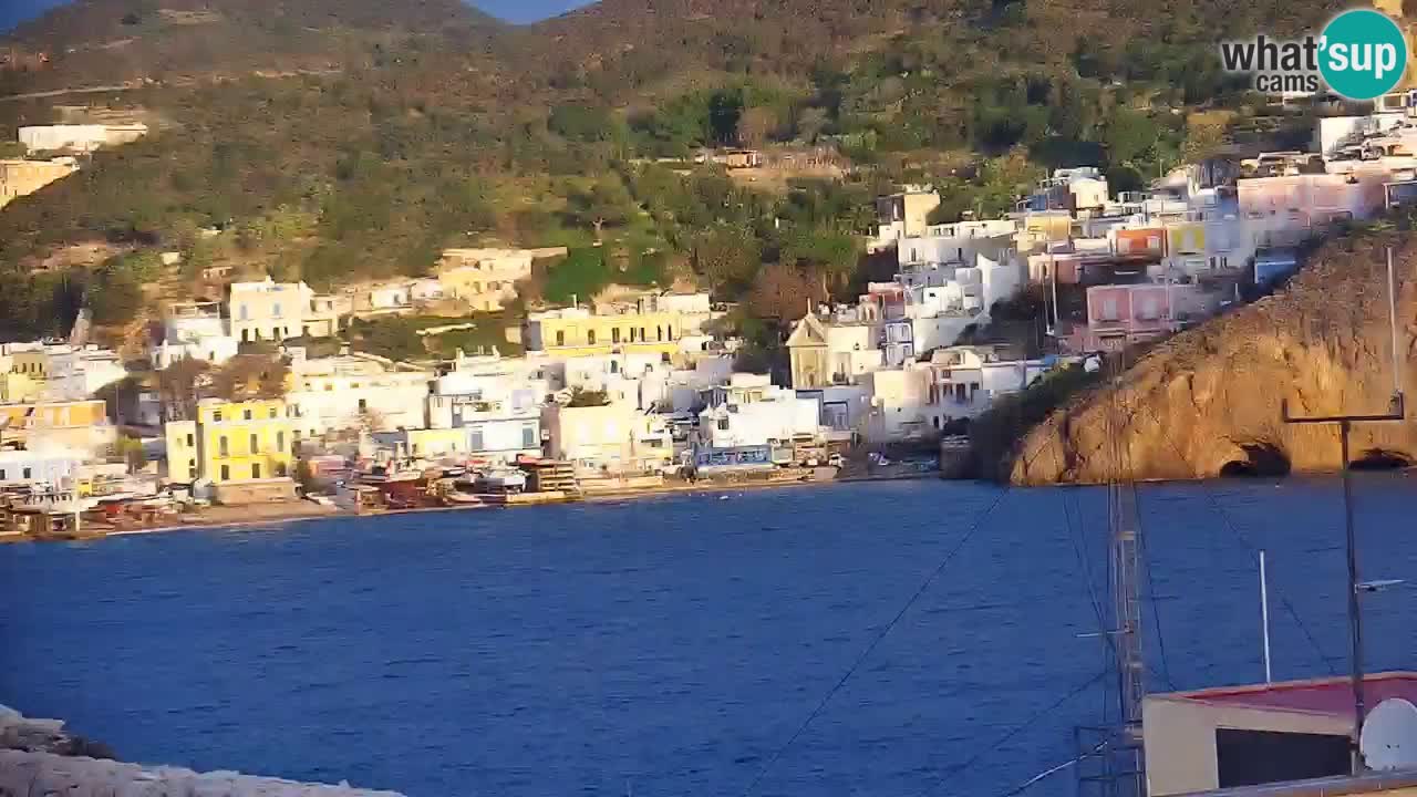 Otok Ponza kamera Pogled na pristanišče