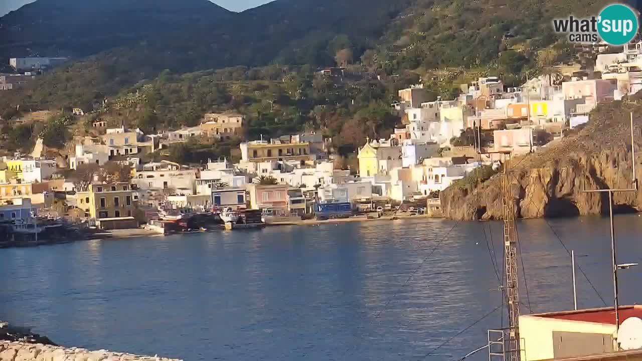 Otok Ponza kamera Pogled na pristanišče