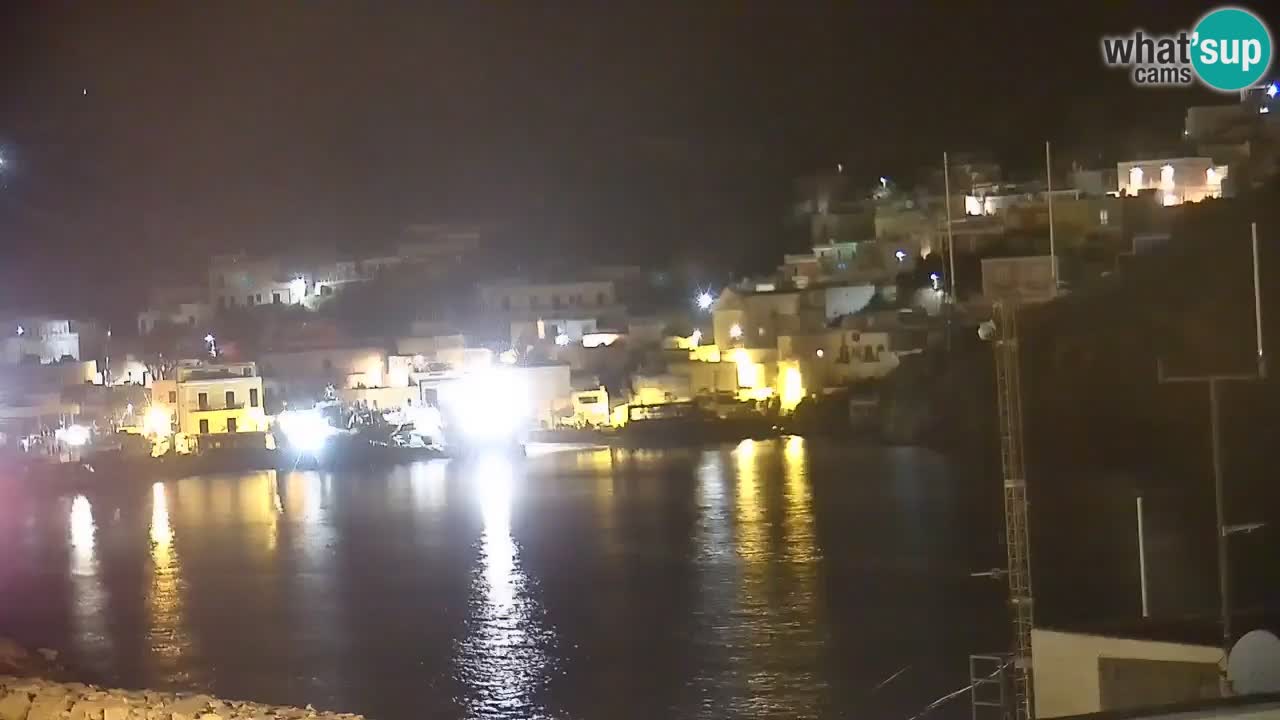 Otok Ponza kamera Pogled na pristanišče