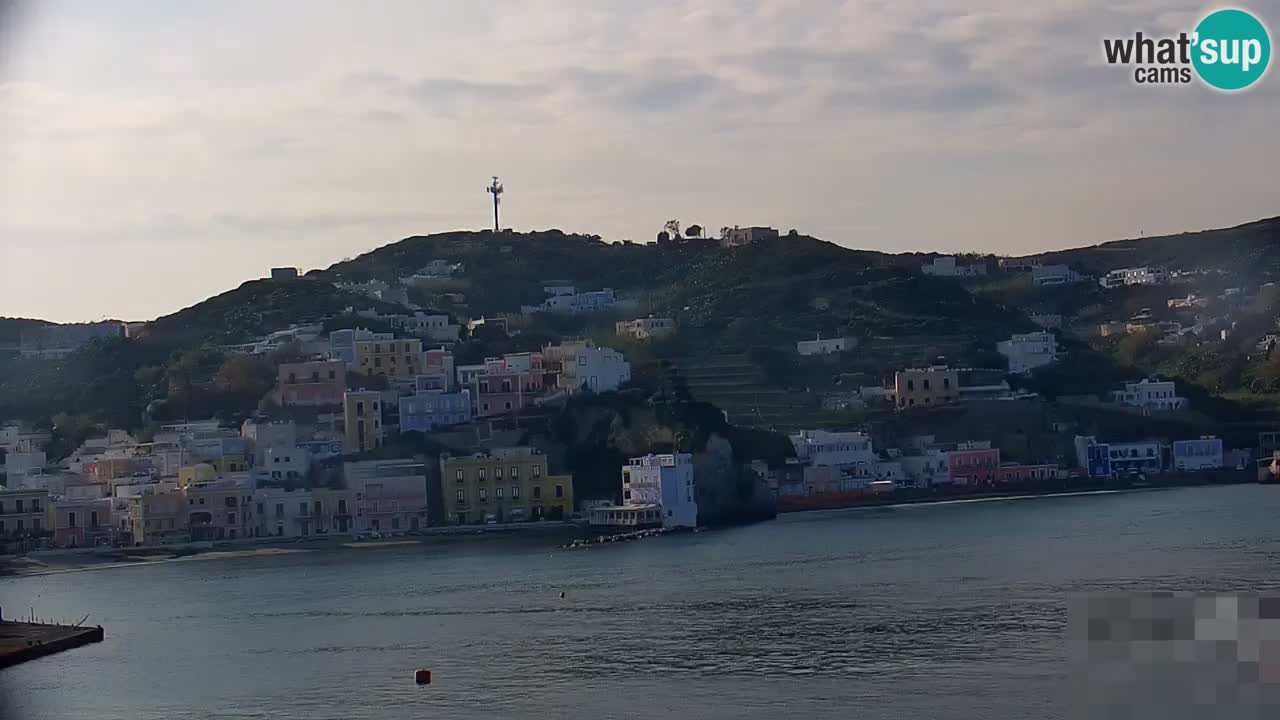 Otok Ponza kamera Pogled na pristanišče