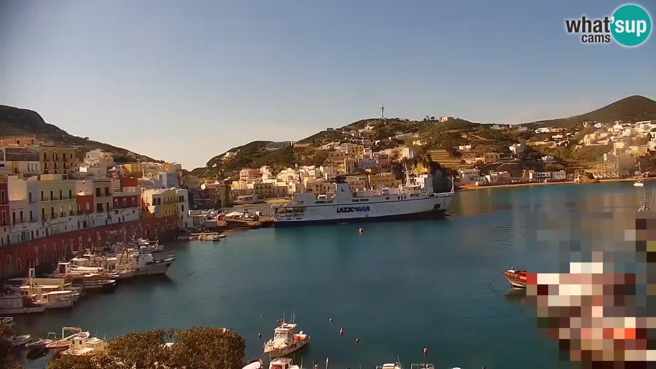 Otok Ponza web kamera Luka