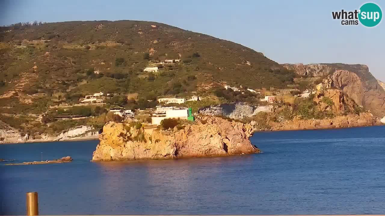 Otok Ponza kamera Pogled na pristanišče