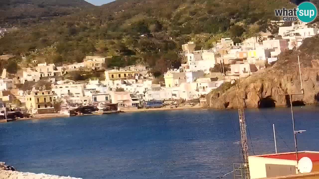 Otok Ponza kamera Pogled na pristanišče